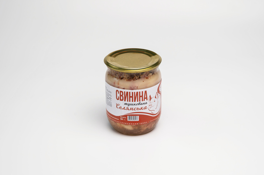Свинина туш. Селянська (скло) ТУУ