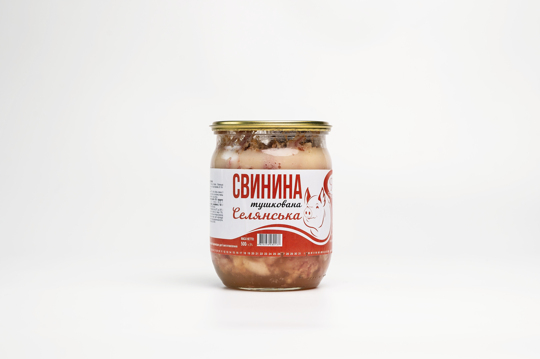 Свинина туш. Селянська (скло) ТУУ