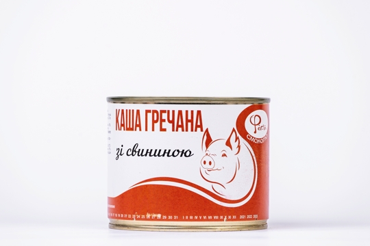 Каша Гречана зі свининою