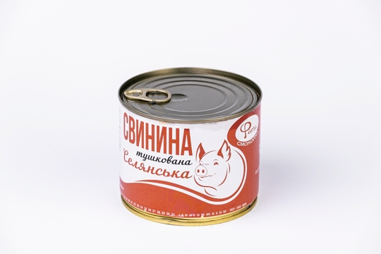 Свинина тушкована Селянська